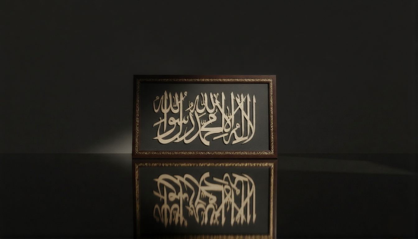 Hand-Crafted Wooden Islamic Wall Art
