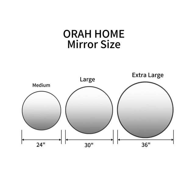Orah Round Mirror