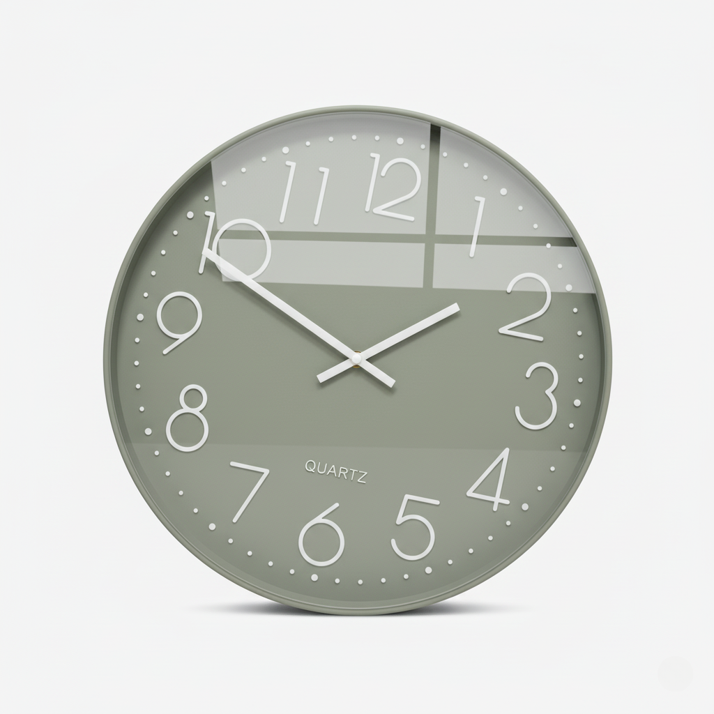 Sage Wall Clock