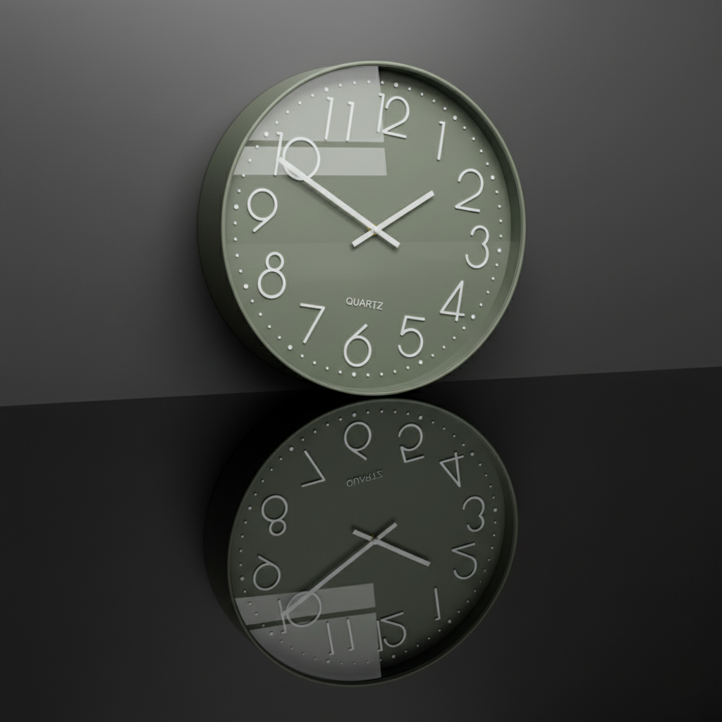 Sage Wall Clock