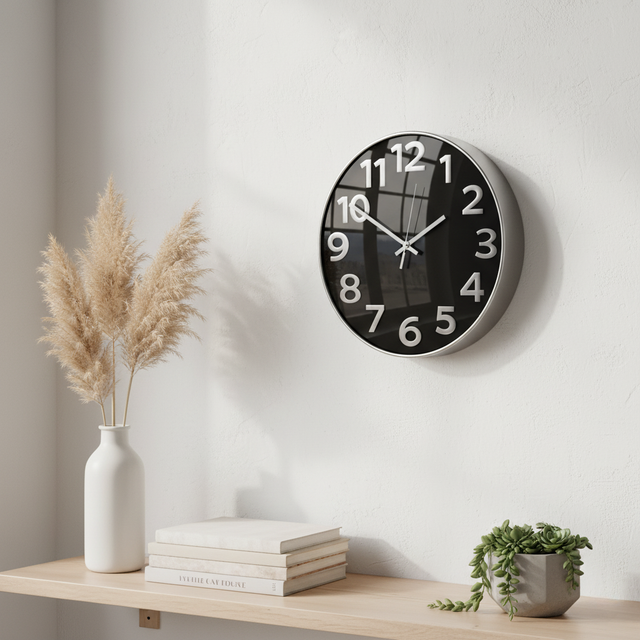 Midnight Reflection Wall Clock