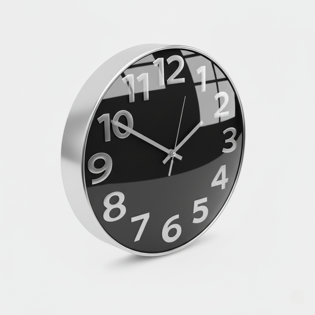 Midnight Reflection Wall Clock
