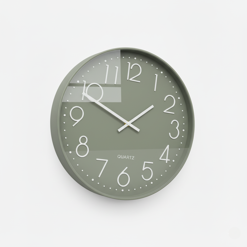 Sage Wall Clock