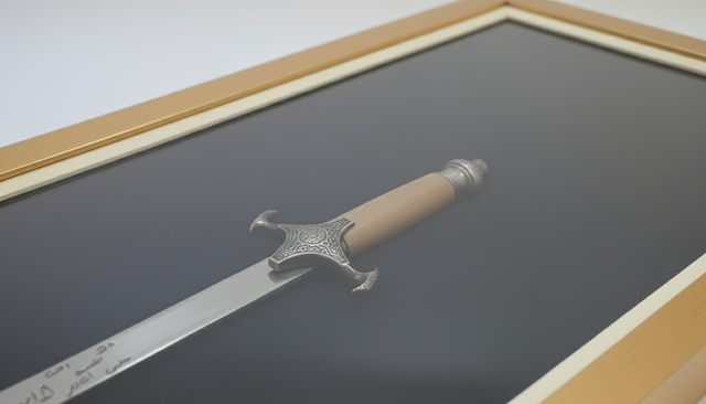Framed Arabic Sword Art