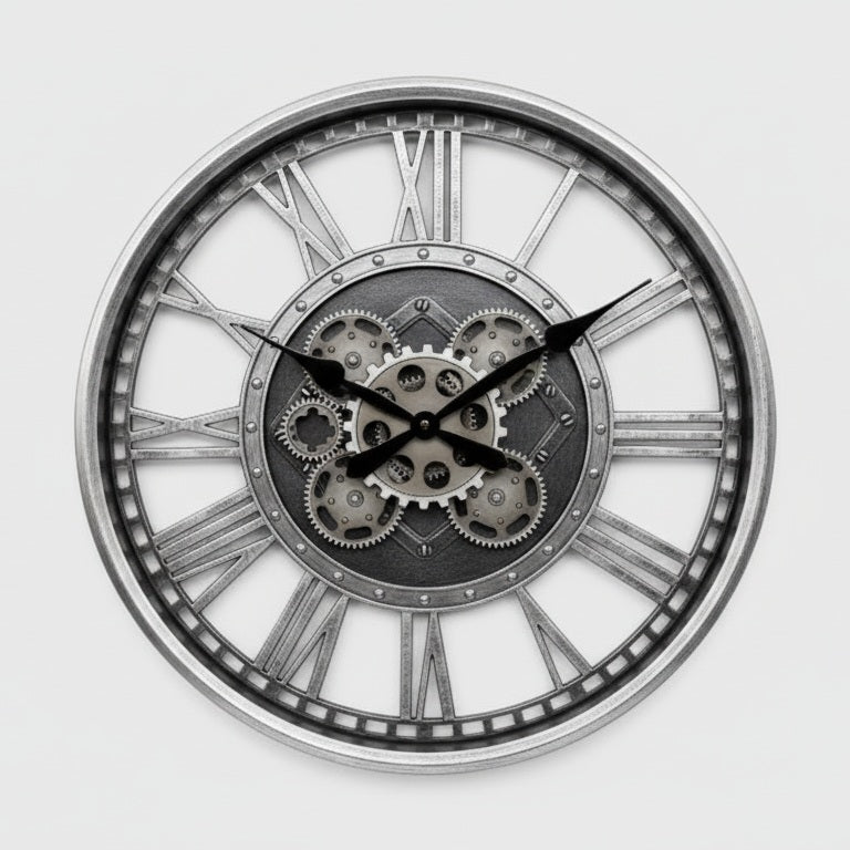 Gearwork Roman Wall Clock