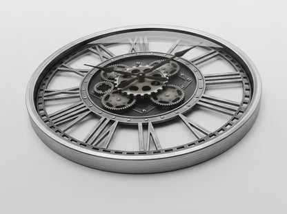 Gearwork Roman Wall Clock