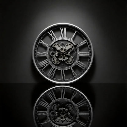 Gearwork Roman Wall Clock