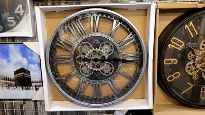 Gearwork Roman Wall Clock