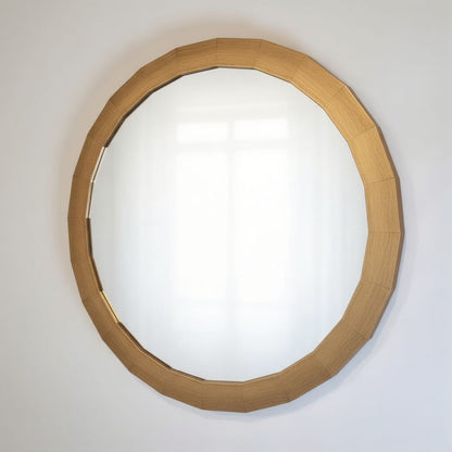 Aura Textured Gold Accent Mirror