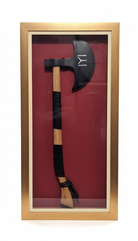 Framed Turkish Display Axe