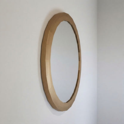 Aura Textured Gold Accent Mirror