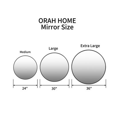 Orah Round Mirror
