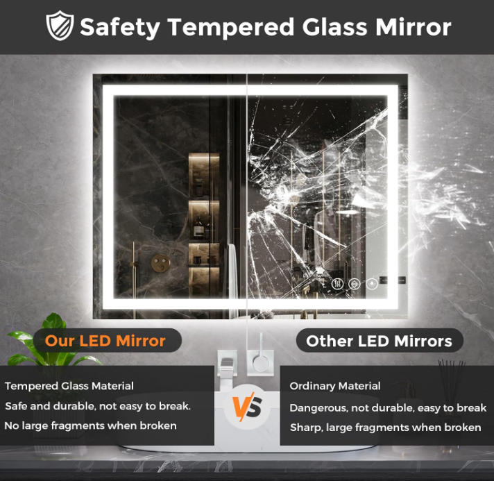 Crystal Glow Mirror