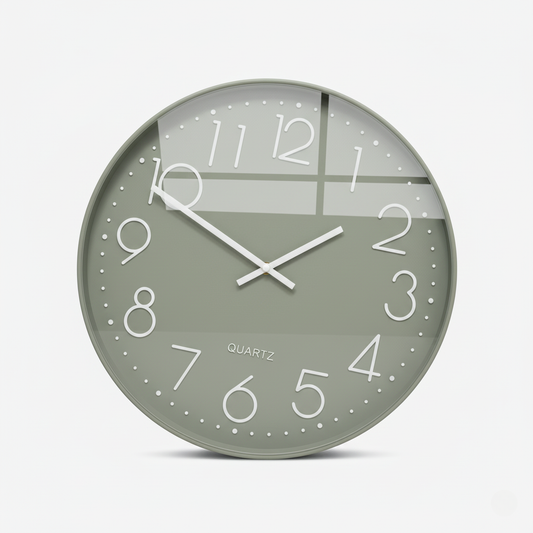 Sage Wall Clock