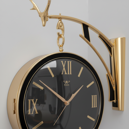 Majestic double sided Clock