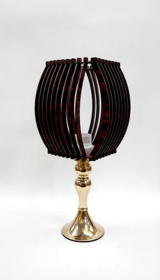The Slatted Aura Table Lamp