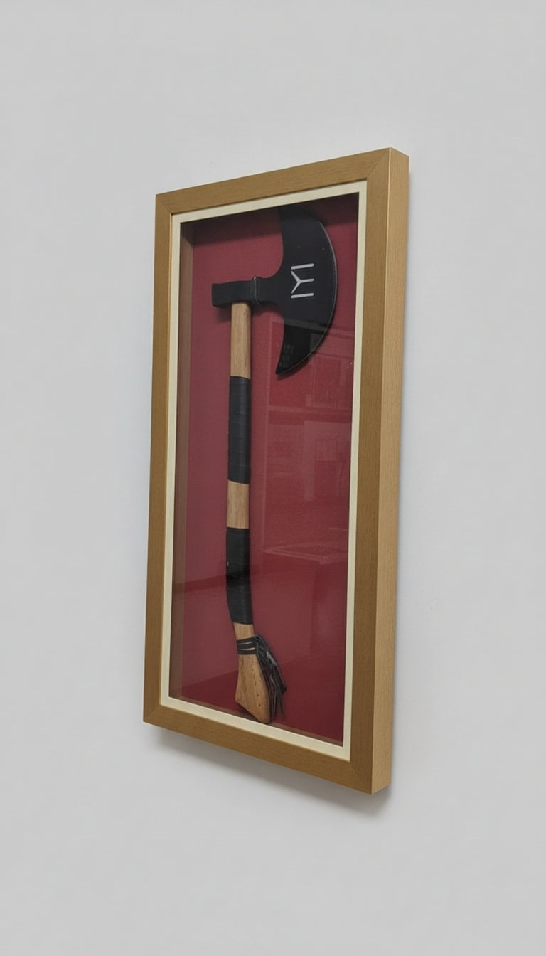 Framed Turkish Display Axe