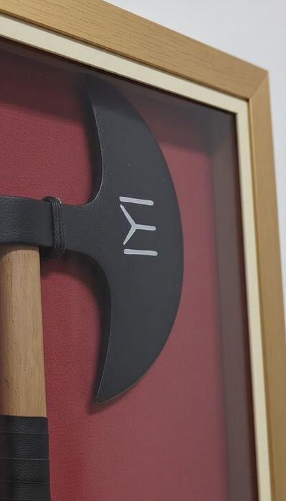 Framed Turkish Display Axe