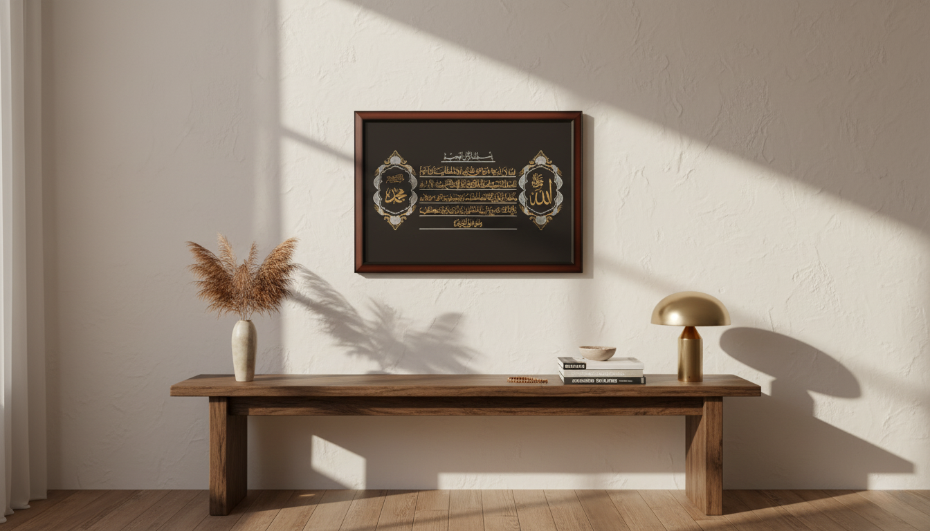 Gilded Ayatul Kursi Framed Wall Art