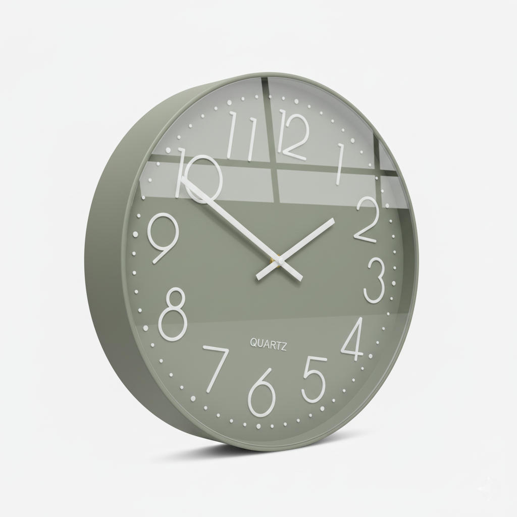 Sage Wall Clock