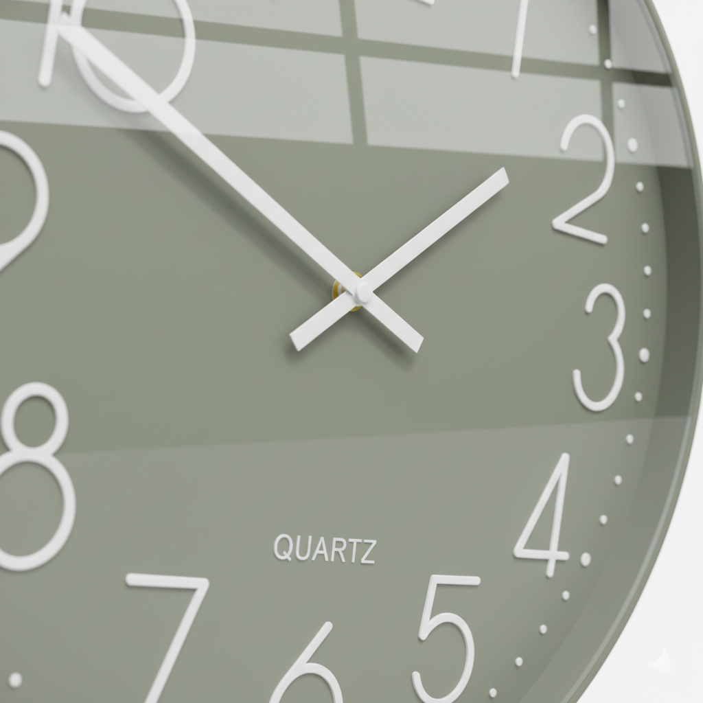 Sage Wall Clock