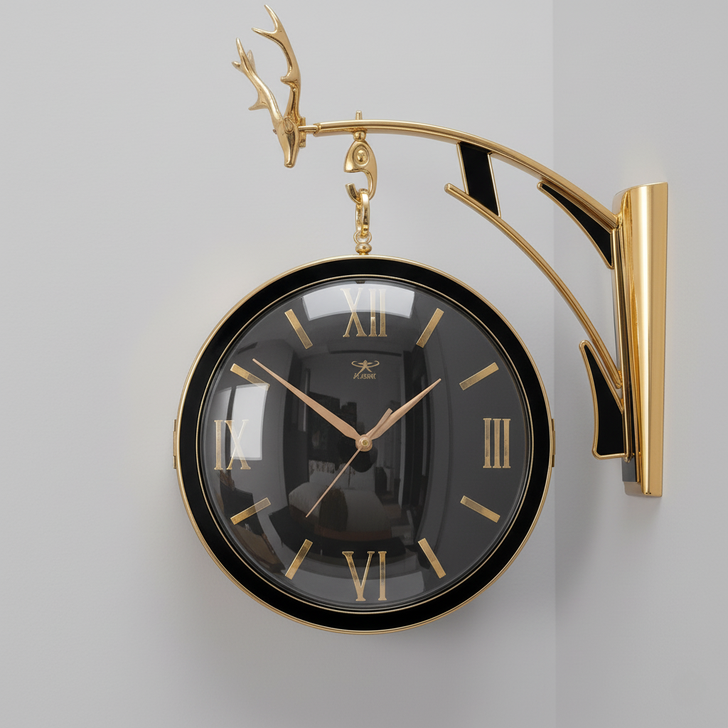 Majestic double sided Clock