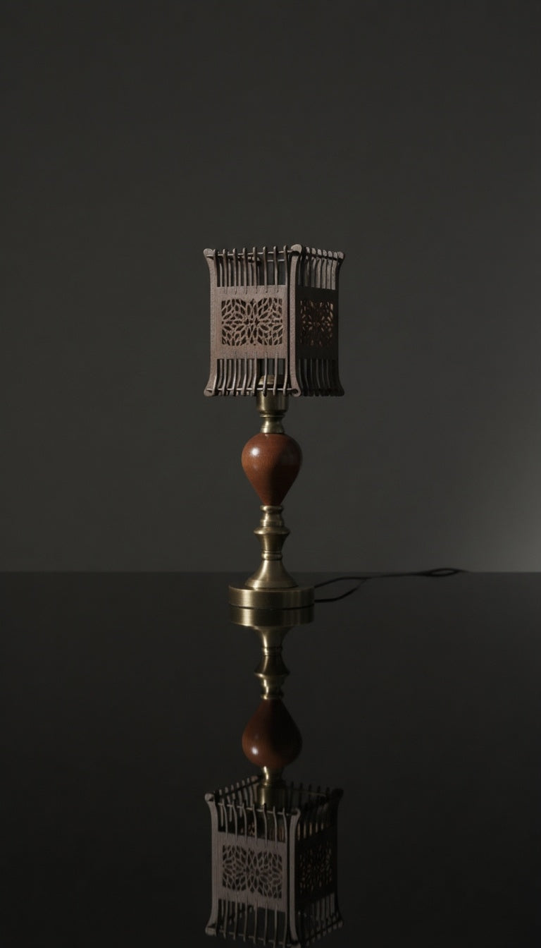 Darwish Artisan Cage Table Lamp