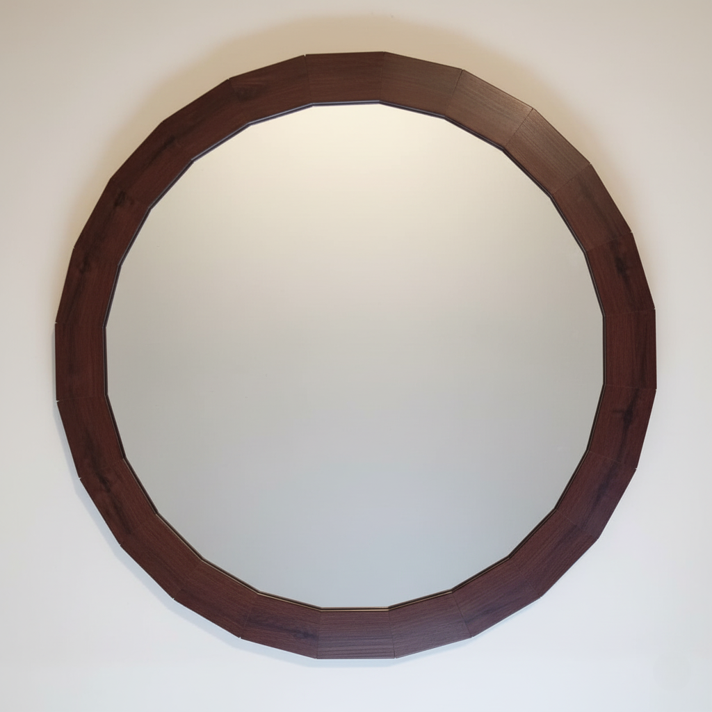 Aura Textured Gold Accent Mirror