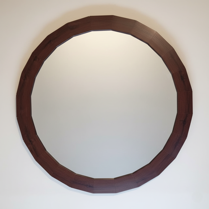Aura Textured Gold Accent Mirror