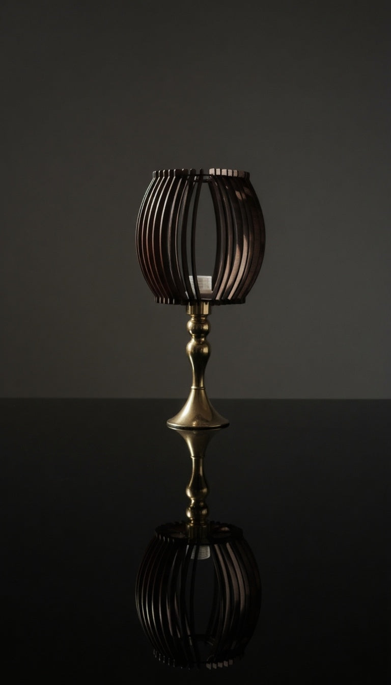 The Slatted Aura Table Lamp