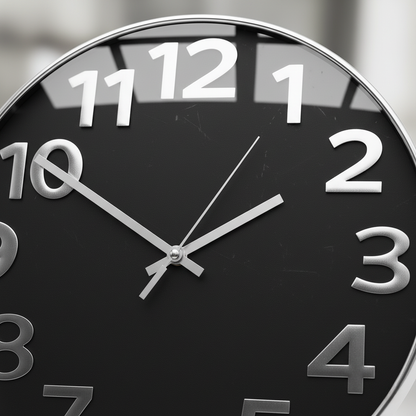 Midnight Reflection Wall Clock