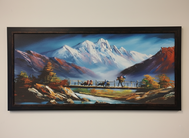 Mountain Passage Art-piece