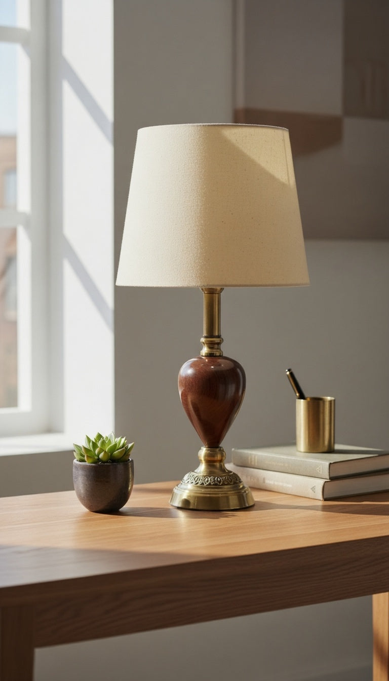 Wood Accent Lamp