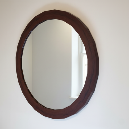 Aura Textured Gold Accent Mirror