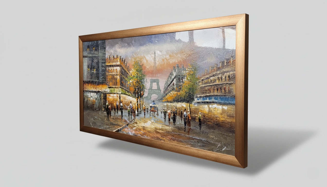 Parisian Promenade at Dusk