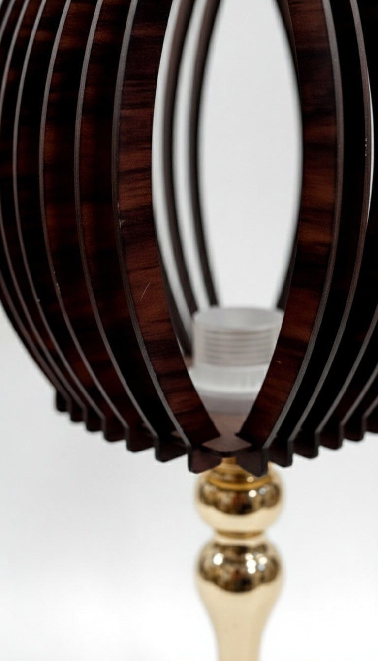 The Slatted Aura Table Lamp