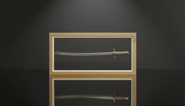 Framed Arabic Sword Art