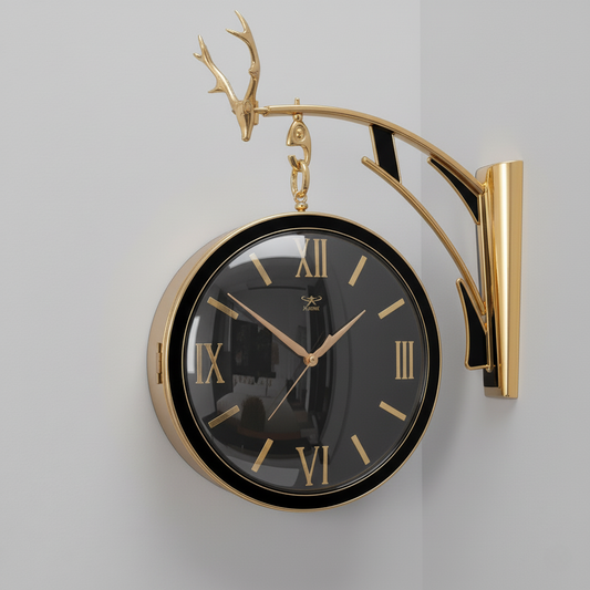 Majestic double sided Clock