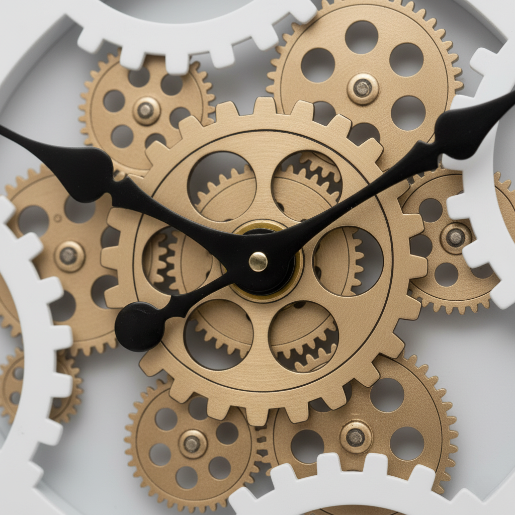 Aurora GearTime Wall Clock